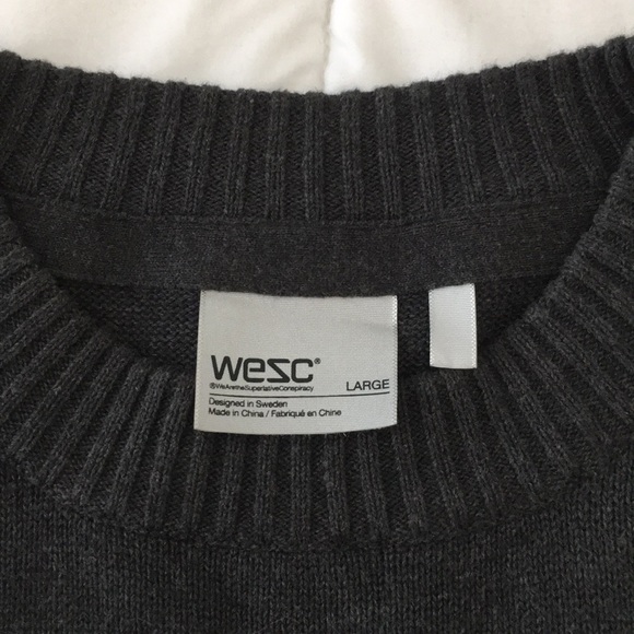 WeSC Striped Sweater Size L - Picture 3 of 3